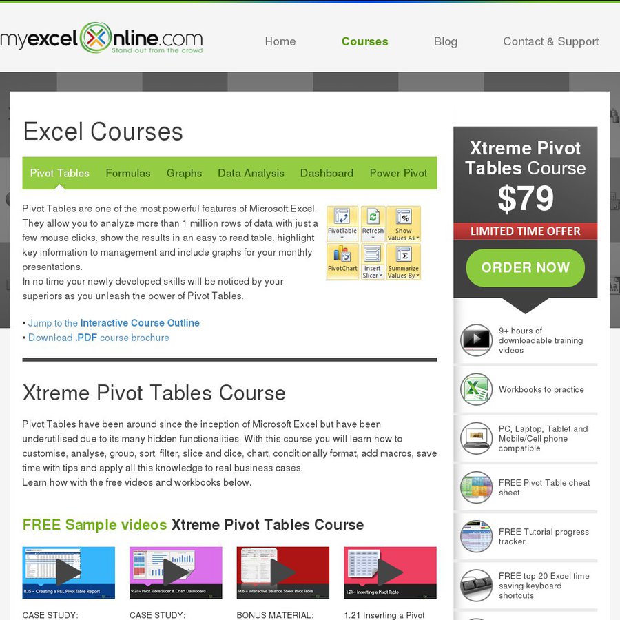  39 50 off excel pivot table course with 200 downloadable videos