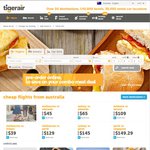 Tiger Air - $15 Fares, 1500 Seats Each Day for 3 Days, Selected Routes Only
