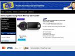 Spendless - Samsung VPMX20 SD Flash Memory Camcorder $259 + $1.50 Postage