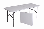 Marquee 183cm X 76cm X 73cm Steel Bi-Fold Blow Mould Table $29.90 (Save $18.80) @ Bunnings