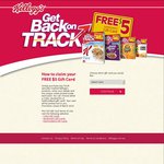 $5 Coles/Woolworths/IGA/Foodland Gift Card for Purchasing 4 Specially Marked Kelloggs Cereals
