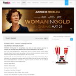 WOMAN IN GOLD - Advance Screening Free Pass (up to 4 Tickets) Freetix (NSW, VIC, SA, WA, QLD)