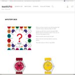 SWATCH MYSTERY WATCH DEAL: Buy a Watch in Swatch Pay $30 to Buy a Mystery Box with Watch