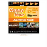 VideoEzy Express Happy Hour, 5-7pm ALL Movies FREE Today Only (Campsie NSW Kiosk Only)