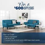 Win a $600 Super Amart Gift Card from Super Amart