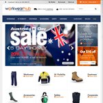 Workwearhub 20% off all Non-Sale Items Sitewide