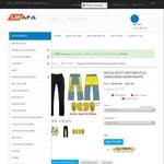 Men's Protective Kevlar Jean's - $99.99 Shipped with Free CE REMOVABLE ARMOUR @ Lifafa.com.au