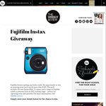 Win a Fujifilm Instax Mini 70 Camera + Accesories from The Weekly Review (VIC)