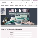 Win 1 of 5 $1000 Adairs Gift Cards