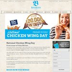 [QLD/NSW] $0.10 Chicken Wings (Min. Order 6) @ Bavarian Bier Cafe, Fri 29th July 5-6pm