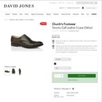 Church's Footwear 40% off at David Jones from $389.40