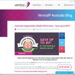VentraIP Australia - 50% off SSL or Email Hosting, $15 .com registration, .com.au $21 for 2 years