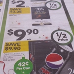 Lindt 100g Blocks $2 & Pepsi, Solo, Schweppes 24x 375ml $9.90 @ Woolworths