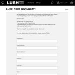 Win a Private Party for 15 People & $100 Gift Card from LUSH