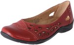 Women's Leather Casual Ballet Flat Jodi Red $19.95 (RRP $129.95, plus shipping, over $50 free) @ Shoelink