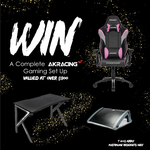 Win an AK Racing Gaming Setup (Chair/Desk/Footrest) Worth over $800 from AK Racing