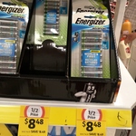 Energizer Advanced Batteries Half Price ($8.49) at Coles