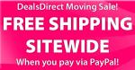 DealsDirect.com.au Free Shipping Sitewide when using PayPal (One Day Only)