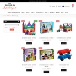 3D Magnetic Building Blocks - 50 Pieces Set by PLAYMAGS A $80 + FREE SHIPPING Aus Wide (Save up to 40%) @ The World Boutique