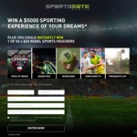 Win a $5000 Sporting Experience Of Your Dreams From Sportmate
