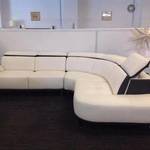  [Vic] 3 Seat + Chaise Top Grain Real Leather Corner Sofa, $1599 @ Furniture Doublestar Nunawading
