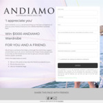 Win Two $1,000 Wardrobes from Andiamo Clothing