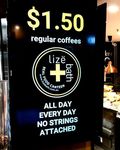 [NSW] $1.50 Regular Coffee at Lize + Bath (Bridge St, Sydney)