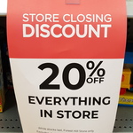 [VIC] 20% off Storewide @ Big W [Forest Hill]