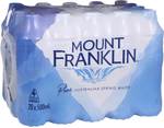 Mount Franklin Spring Water 20x500ml $5 at Woolworths ($6.25 in NSW/SA/NT)