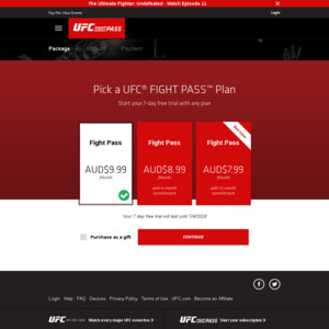 Ufc discount pass free