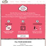 $13 off Moxie Box Club Beauty/Period Box