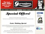 Happy Easter SALE!! 3x 200g Bags of Geronimo Jerky, Any Flavour, Normally $72 Now $50!