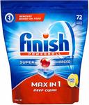 Finish Powerball Max in One Dishwasher Tablets 72 Tablets - $19.03 / 26c ea + Delivery (Free with Prime/ $49 Spend) @ Amazon AU