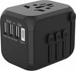 Universal Travel Adapter 3 USB and 1 Type-C Ports $19.78 + Delivery (Free with Prime/ $49 Spend) @ Jollyfit Amazon AU