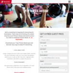 Fitness First Free 7 Days Pass during Fitness Week (9 -15 September)