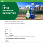 Win 1 of 50  Pure Blonde Water Bottles Worth $30 from The Bottle-O/Cellarbrations/IGA Liquor