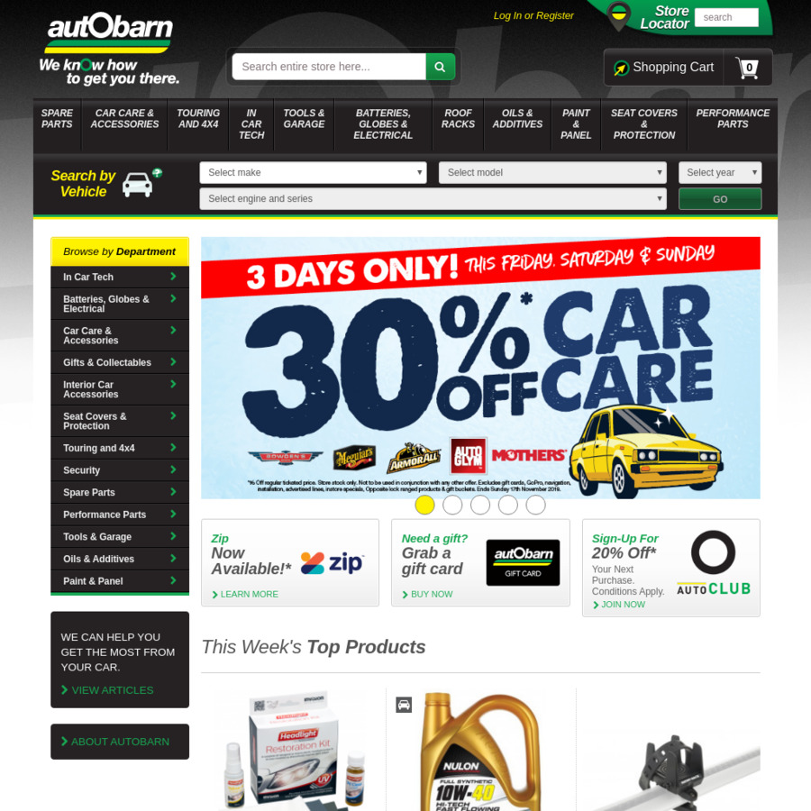 30% off Car Care @ Autobarn - OzBargain