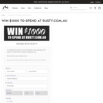 Win $1000 to Spend at Rusty.com.au