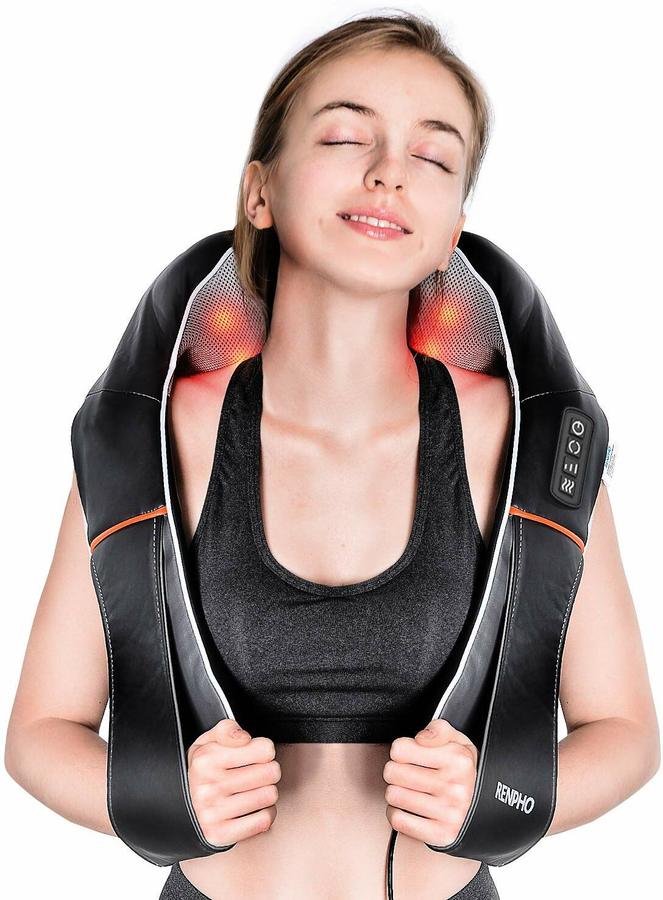 Shiatsu Kneading Back And Neck Massager With Heat 5599 Delivered 14 Off Ac Green Amazon