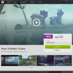 [PC] DRM-free - Paws: A Shelter 2 Game (rated 88% positive on Steam, normal price on Steam: $21.50 AUD) - $4.39 AUD - GOG