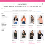 Clearance Clothing from $4.80 @ Rockmans