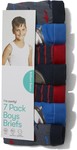 Boy's Brilliant Basics Briefs 7 Pack $3 (Was $7) Shark or Dinosaur Print (+ Shipping/ $0 C & C/in Selected Stores) @ Big W