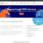 Free First Month / $12 USD First Year ($18.93 AUD) @ Namecheap VPN