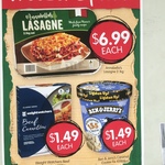 [WA] Weight Watchers Beef Cannelloni 320g/$1.49, Ben Jerry's Caramel Cookie Ice Cream 458ml $1.49, Lasagne 2.1kg $6.99@ Spudshed
