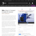 Win a Bose L1 Compact Portable PA System Worth $1,698 from Mannys