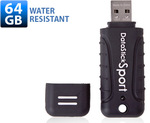 64GB USB Flash Drive Rugged, Waterproof Design - Plug & Play $59 +Shipping $5.95