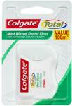 Colgate Total Dental Floss Mint 100m $2.99 @ Chemist Warehouse / Amazon AU (Sold Out)