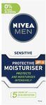 NIVEA Men Sensitive SPF15 Protective Moisturiser 75mL $6.00 ($5.40 with Sub & Save) + Delivery (Free with Prime) @ Amazon AU