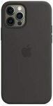 Apple iPhone 12 /12 Pro Silicone Case with Magsafe - Black