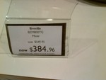 Breville Mixer BEM800 $384.95 from David Jones Sydney City